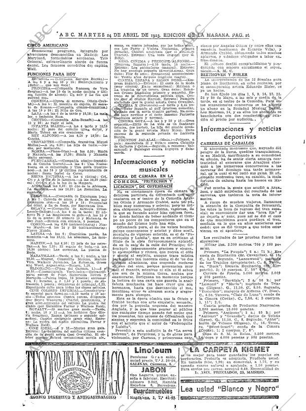 ABC MADRID 24-04-1923 página 26