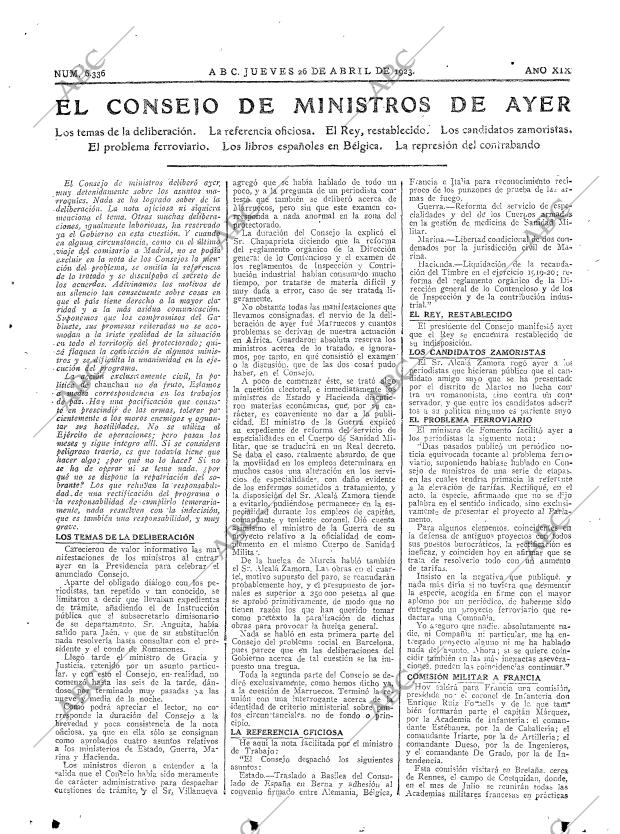 ABC MADRID 26-04-1923 página 7