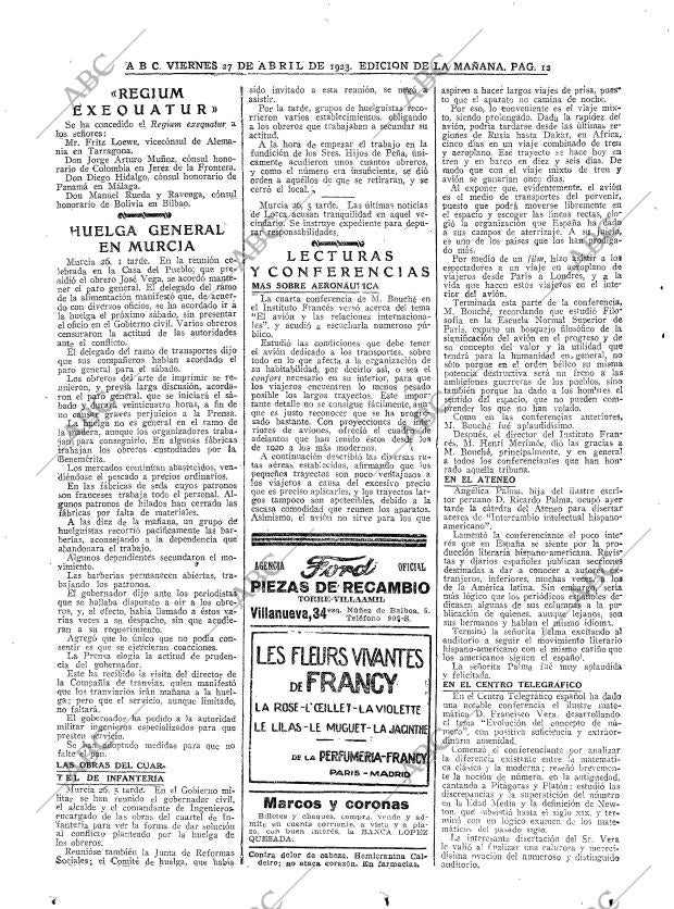 ABC MADRID 27-04-1923 página 12