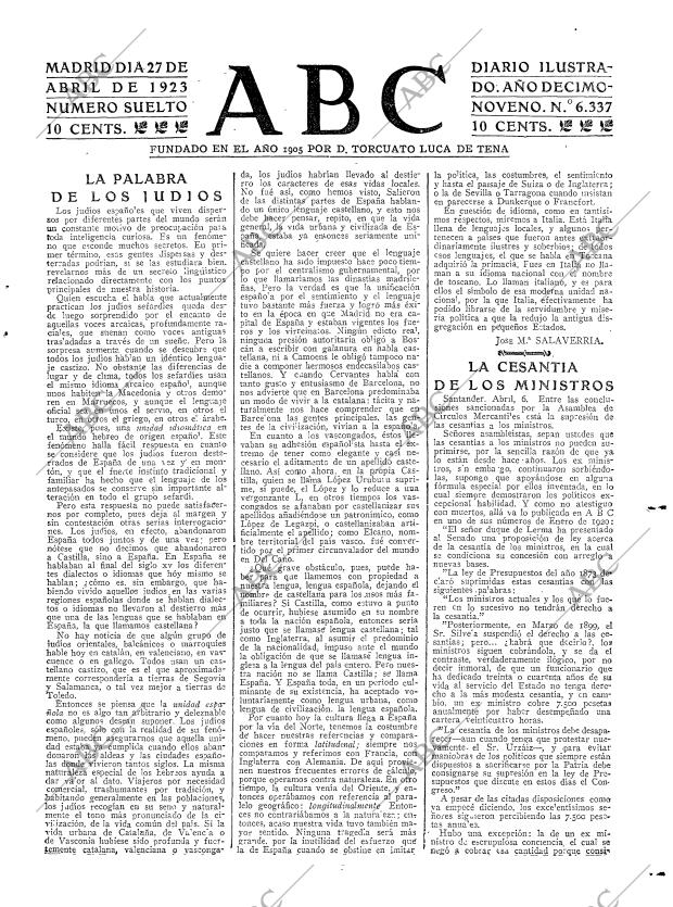 ABC MADRID 27-04-1923 página 3