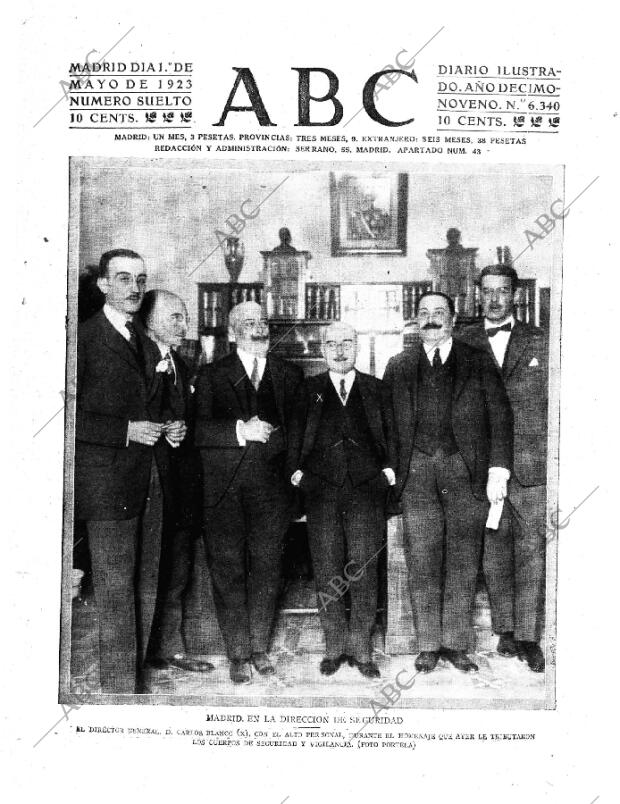 ABC MADRID 01-05-1923 página 1