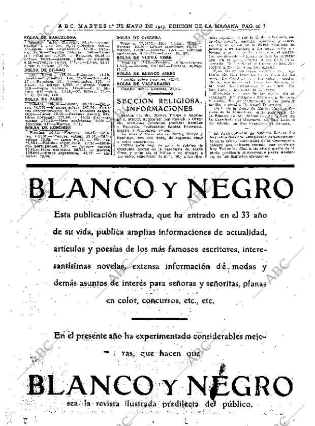 ABC MADRID 01-05-1923 página 26