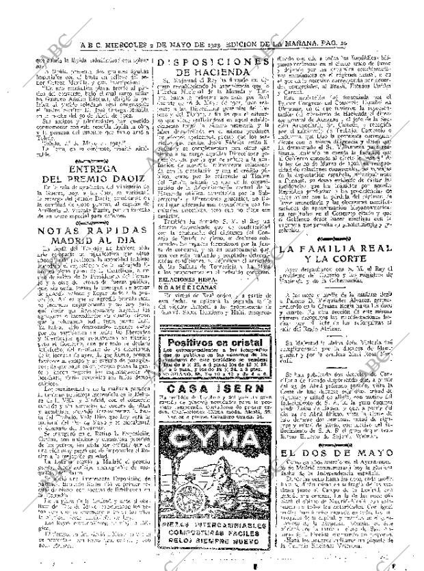 ABC MADRID 02-05-1923 página 10