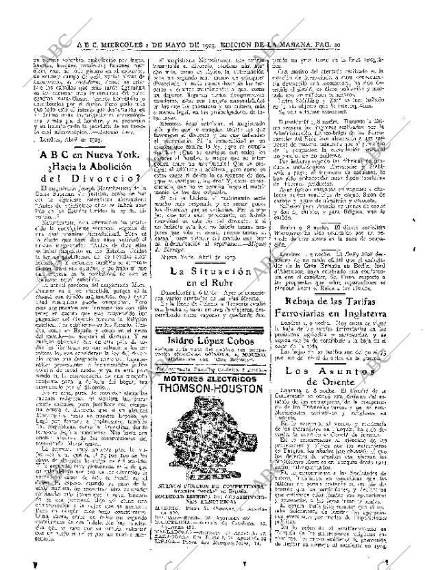 ABC MADRID 02-05-1923 página 20