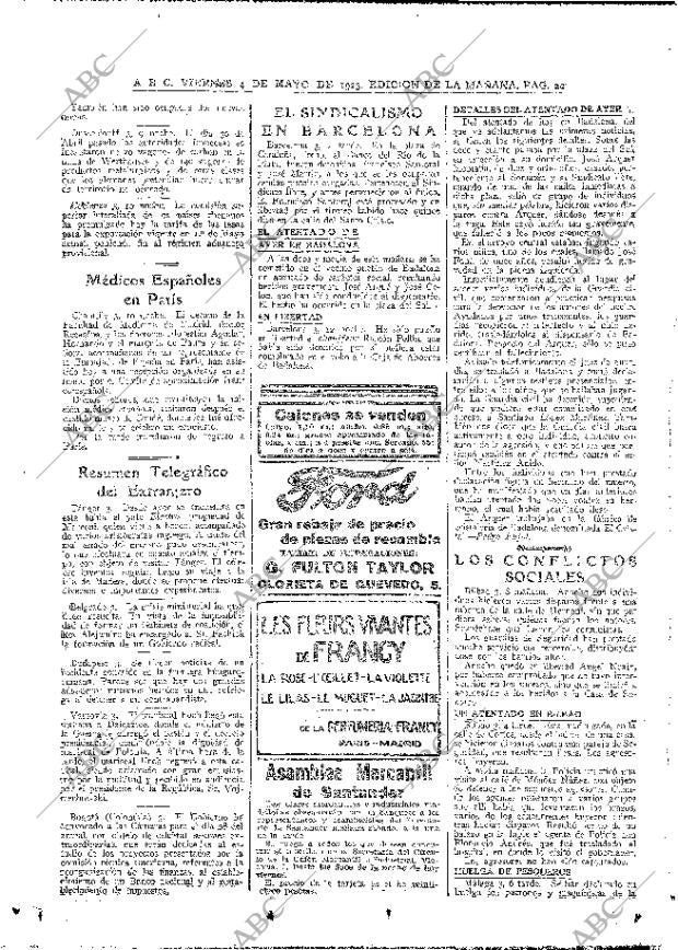 ABC MADRID 04-05-1923 página 20
