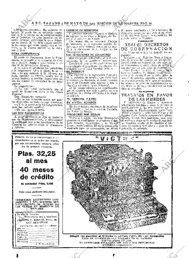ABC MADRID 05-05-1923 página 10