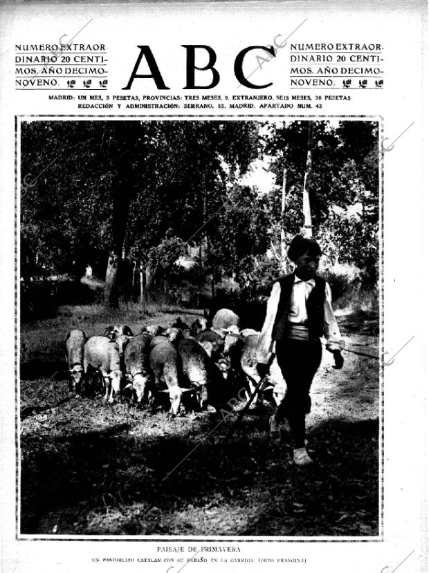 ABC MADRID 06-05-1923 página 1