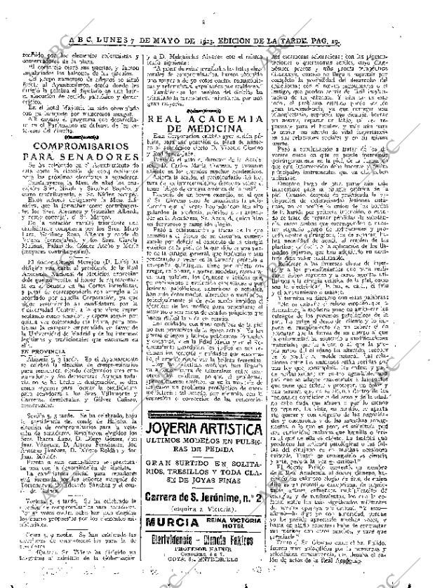 ABC MADRID 07-05-1923 página 19