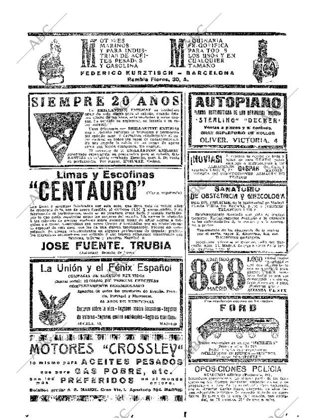 ABC MADRID 07-05-1923 página 28