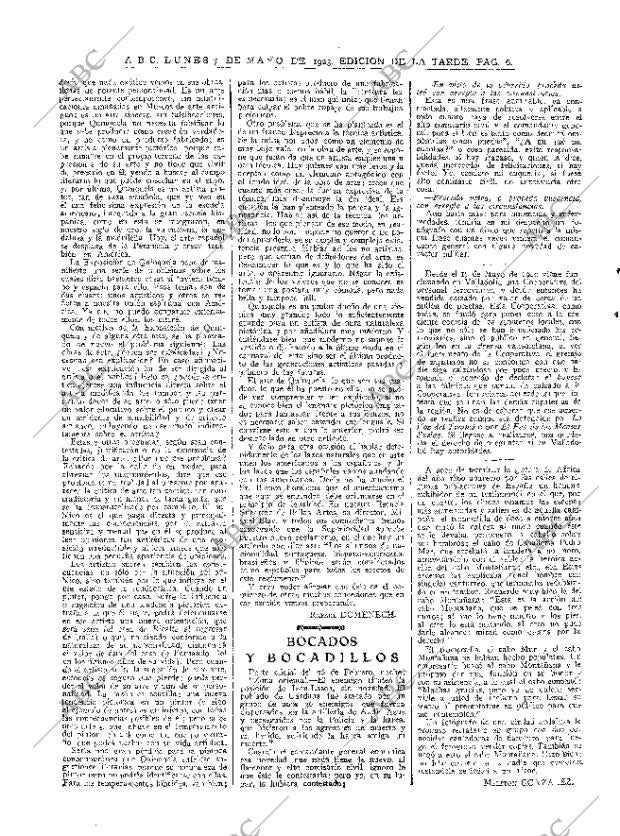 ABC MADRID 07-05-1923 página 6