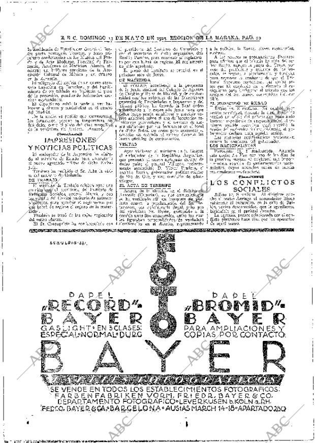 ABC MADRID 13-05-1923 página 20
