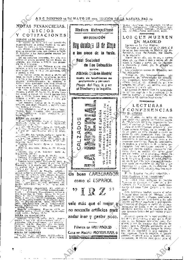 ABC MADRID 13-05-1923 página 29