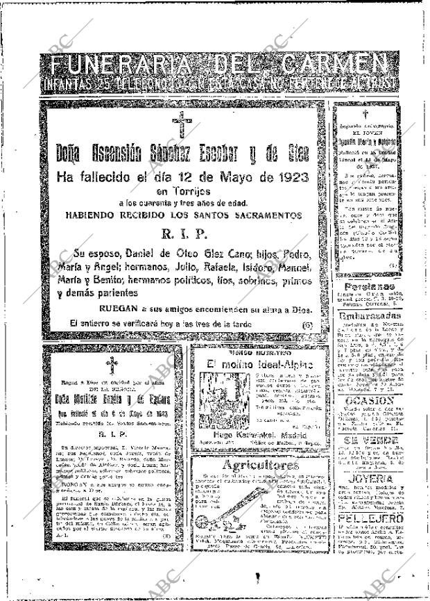 ABC MADRID 13-05-1923 página 46