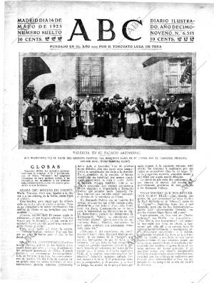 ABC MADRID 16-05-1923 página 1