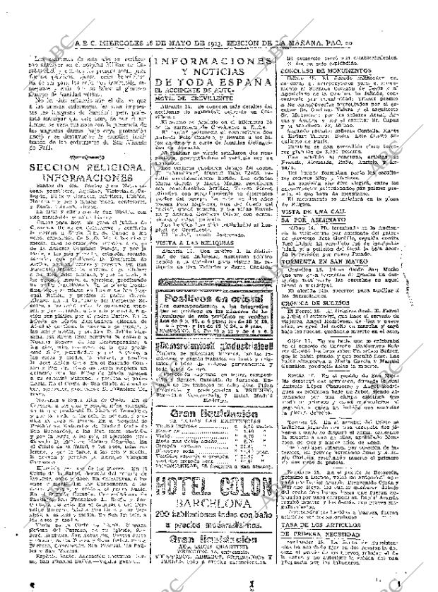 ABC MADRID 16-05-1923 página 20