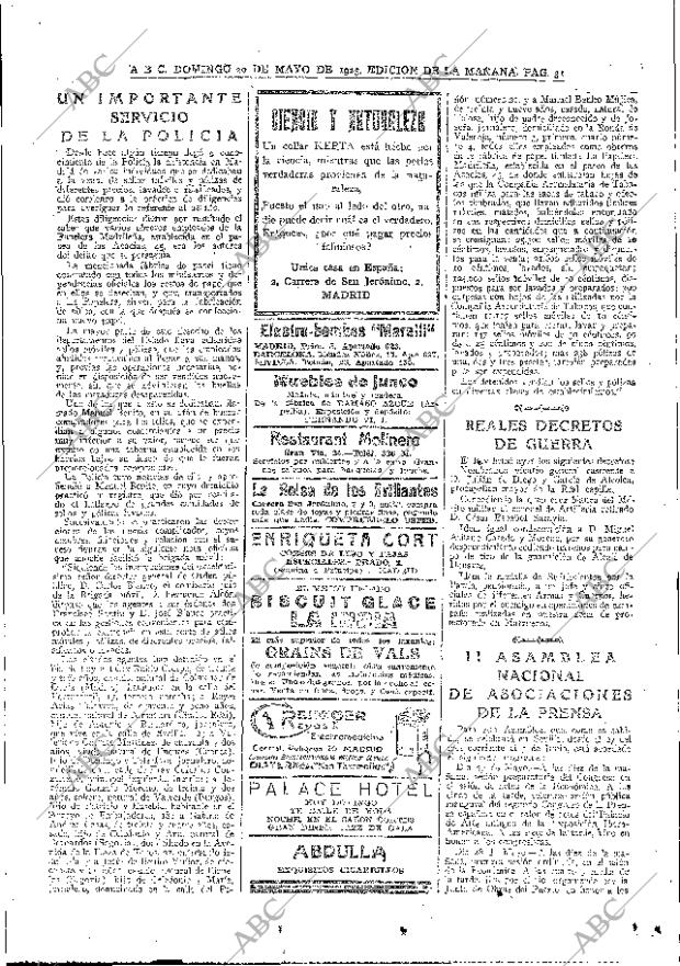 ABC MADRID 20-05-1923 página 31