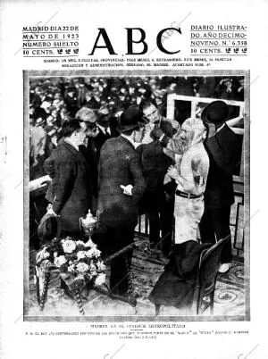 ABC MADRID 22-05-1923 página 1