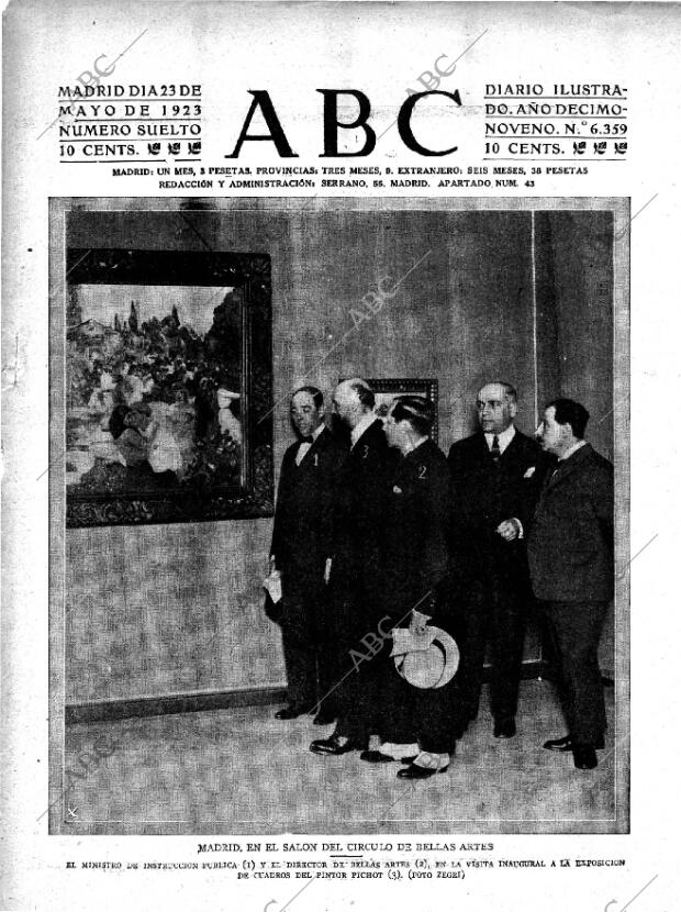 ABC MADRID 23-05-1923 página 1