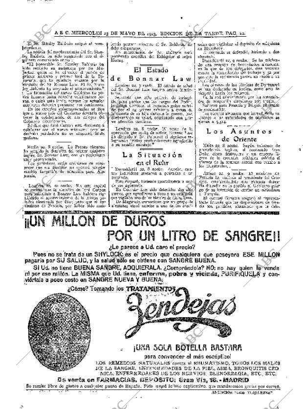 ABC MADRID 23-05-1923 página 12