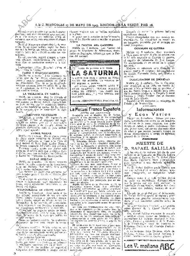 ABC MADRID 23-05-1923 página 18