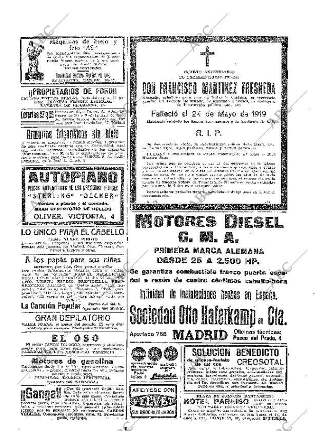 ABC MADRID 23-05-1923 página 25