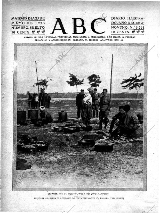 ABC MADRID 25-05-1923 página 1