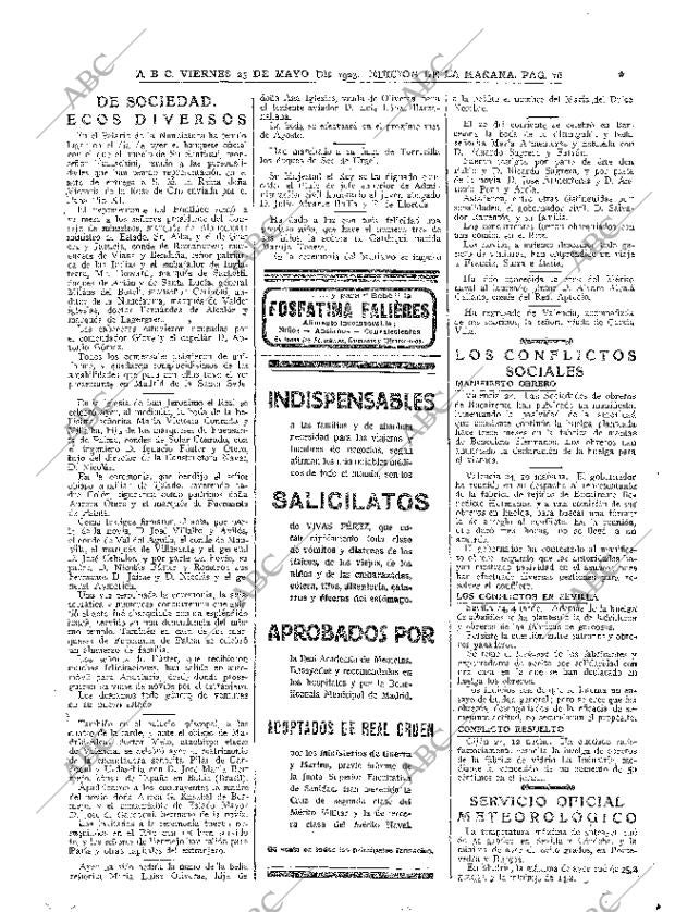 ABC MADRID 25-05-1923 página 16