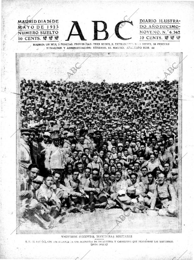 ABC MADRID 26-05-1923 página 1