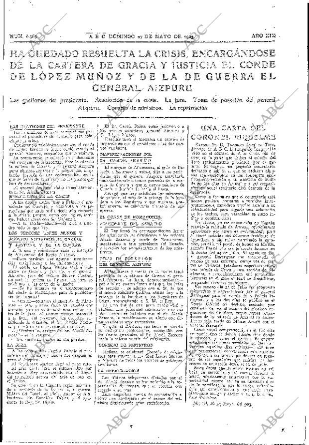 ABC MADRID 27-05-1923 página 15