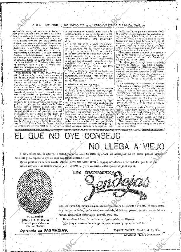 ABC MADRID 27-05-1923 página 20