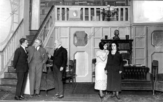 Una escena de la comedia de Sassone "calla Corazón" Estrenada en la presentación...