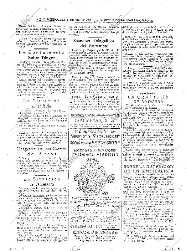 ABC MADRID 06-06-1923 página 22