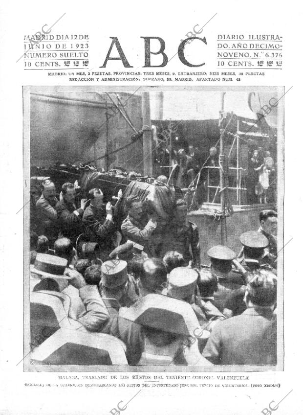 ABC MADRID 12-06-1923 página 1