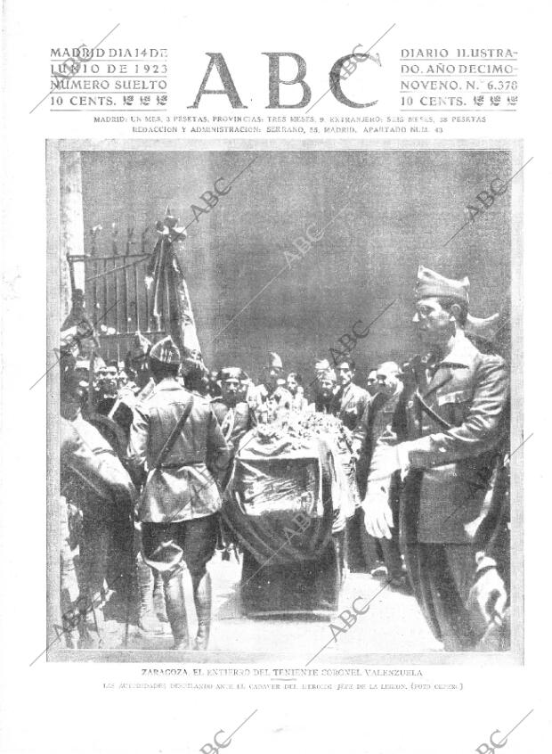 ABC MADRID 14-06-1923 página 1