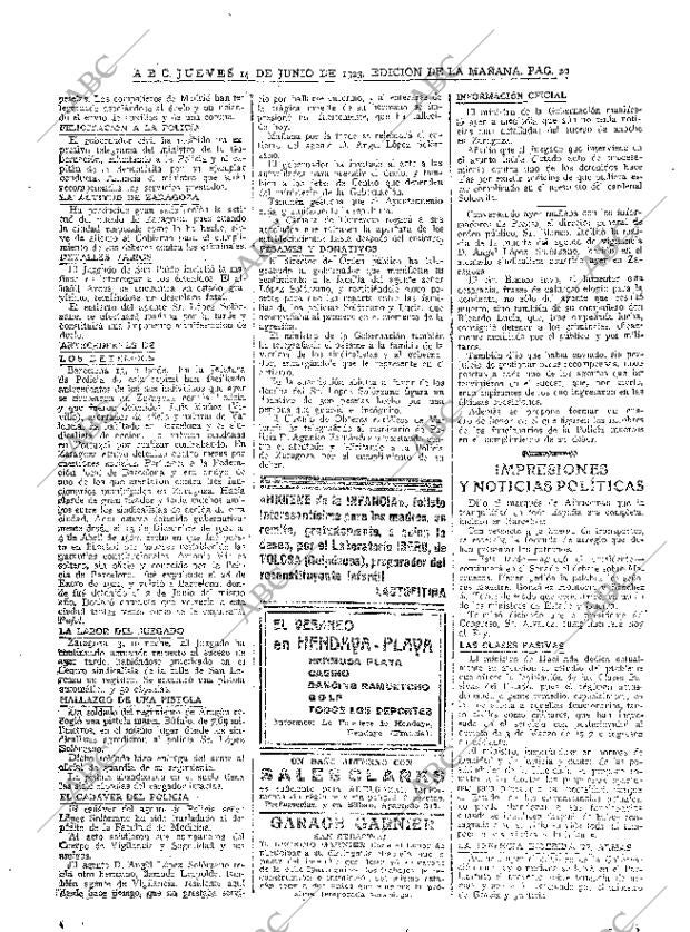 ABC MADRID 14-06-1923 página 20