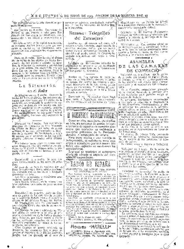 ABC MADRID 14-06-1923 página 23