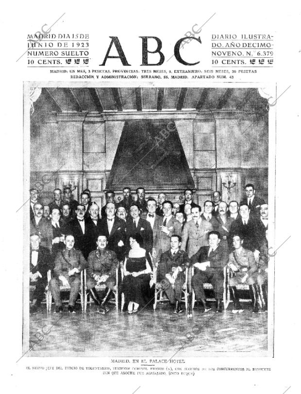 ABC MADRID 15-06-1923 página 1