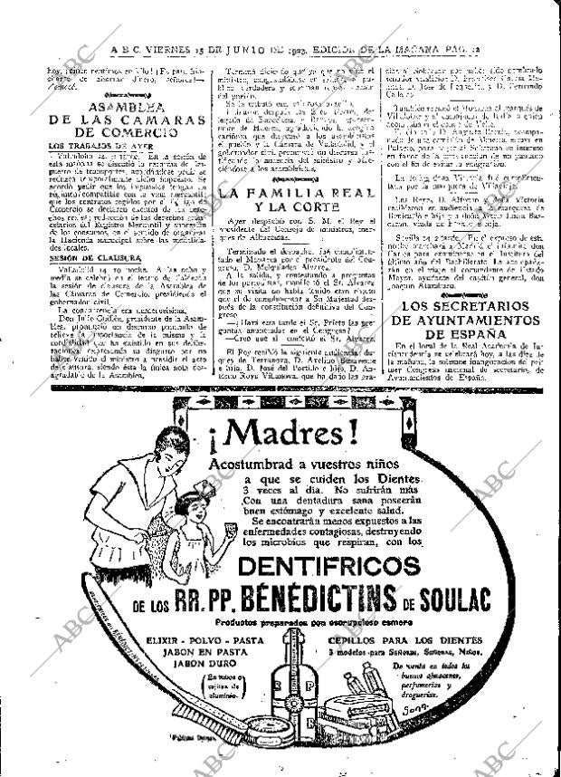 ABC MADRID 15-06-1923 página 12