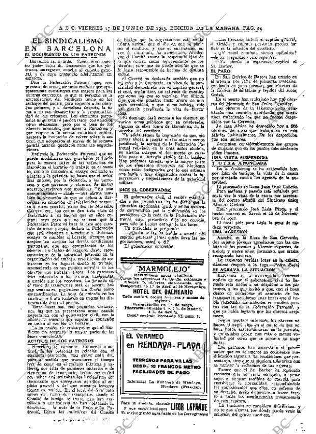 ABC MADRID 15-06-1923 página 24