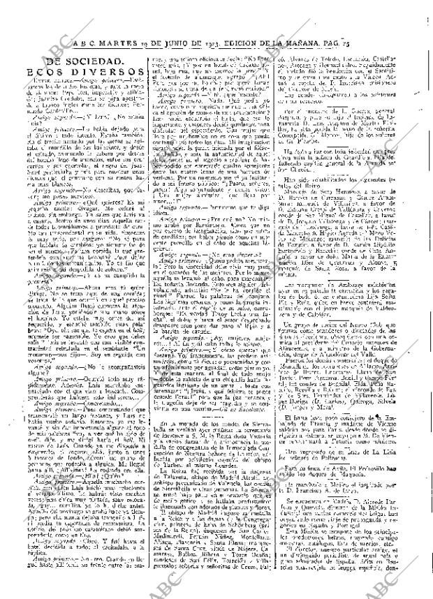 ABC MADRID 19-06-1923 página 15