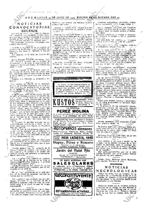 ABC MADRID 19-06-1923 página 27