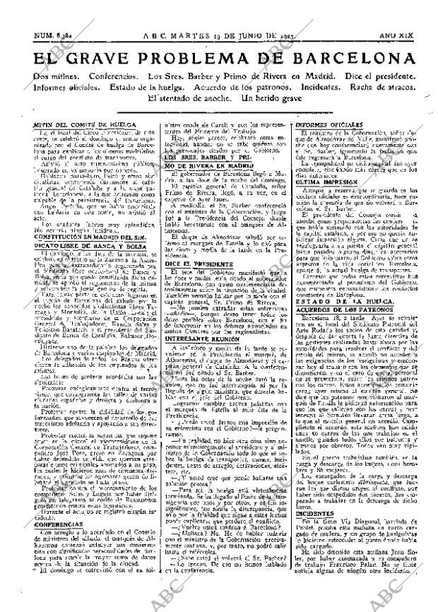 ABC MADRID 19-06-1923 página 7