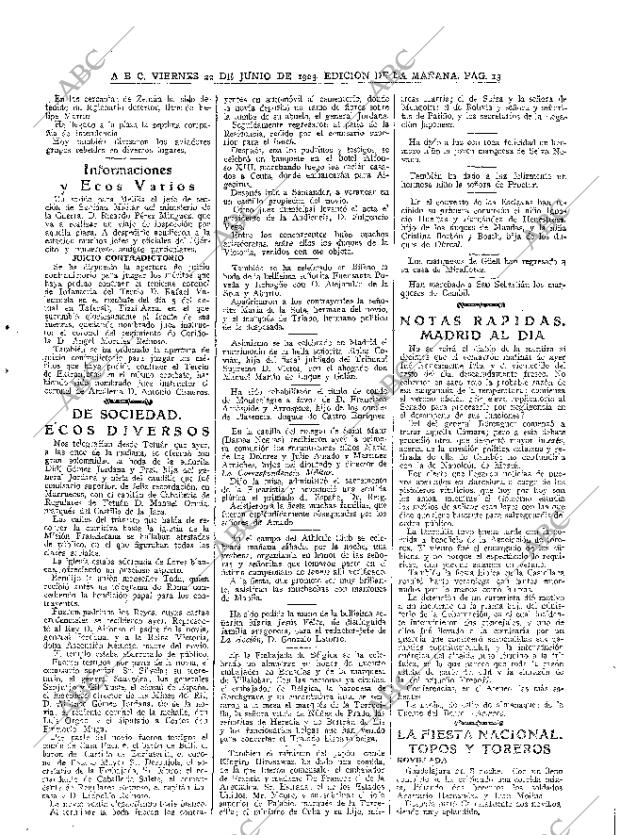 ABC MADRID 22-06-1923 página 13