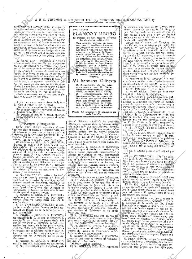 ABC MADRID 22-06-1923 página 17