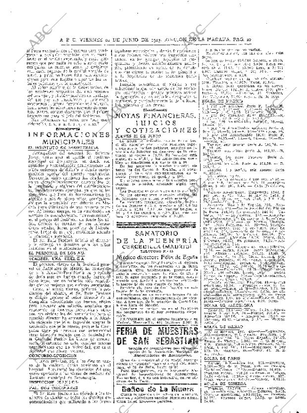 ABC MADRID 22-06-1923 página 20