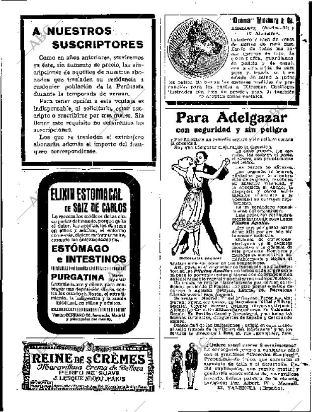 BLANCO Y NEGRO MADRID 24-06-1923 página 14