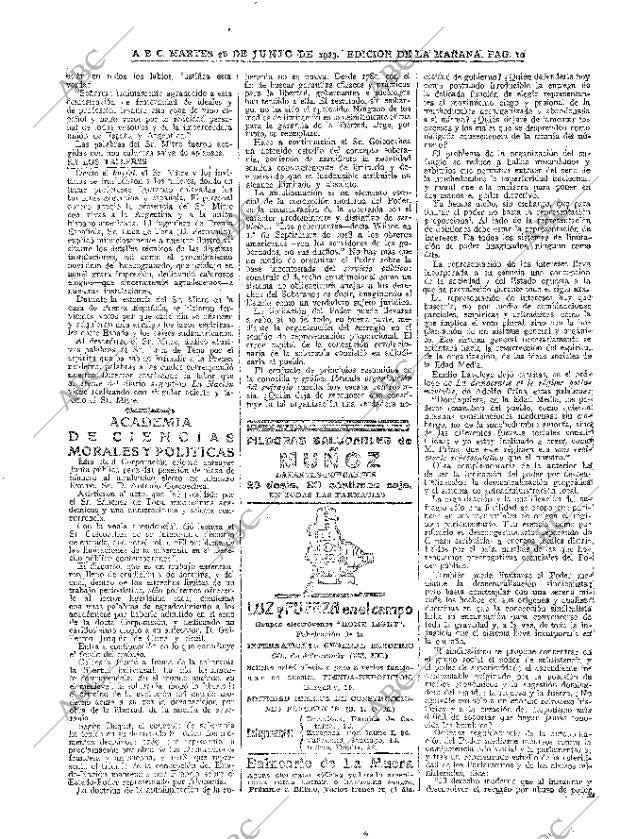 ABC MADRID 26-06-1923 página 10