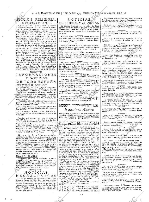ABC MADRID 26-06-1923 página 26