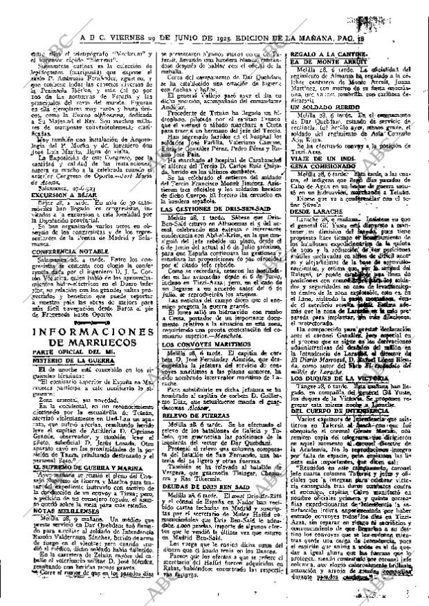 ABC MADRID 29-06-1923 página 18