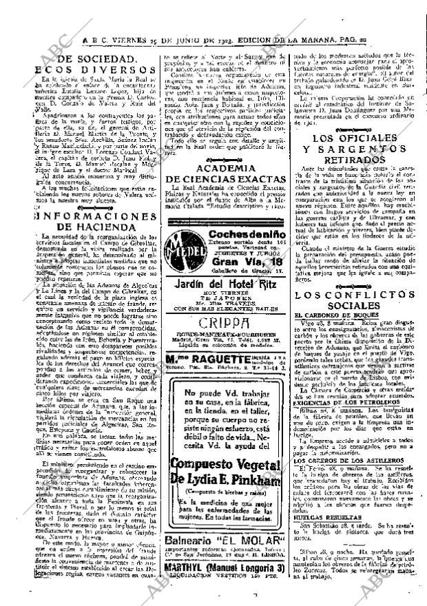 ABC MADRID 29-06-1923 página 20